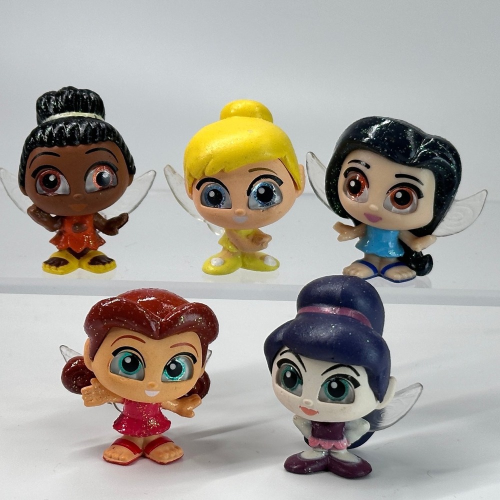 Disney Doorables FAIRIES Tinker Bell Iridessa Rosetta Silvermist Vidia Series 8
